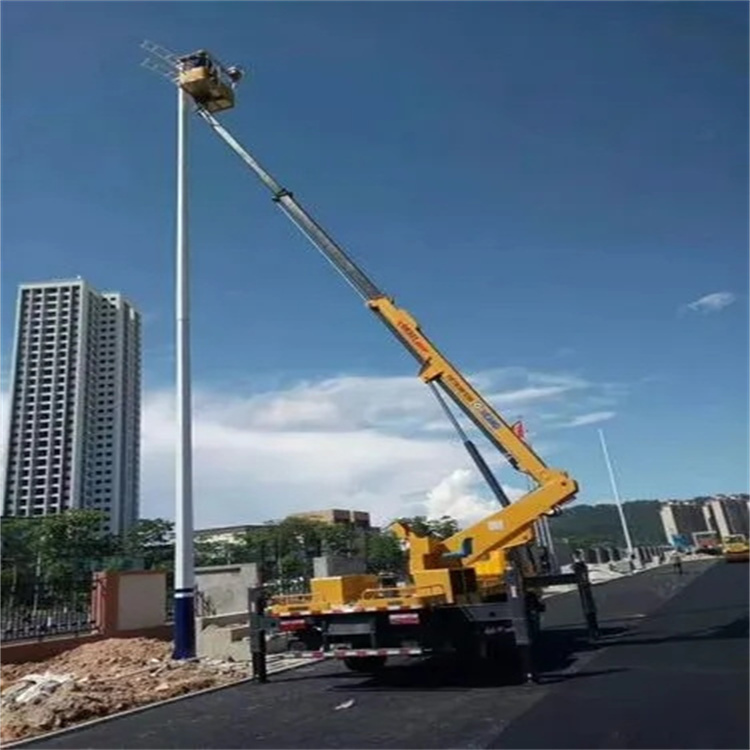 杭州拱墅维修路灯的曲臂升降车出租